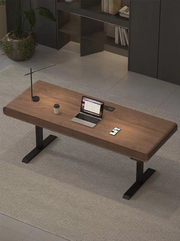 Walnut office desk